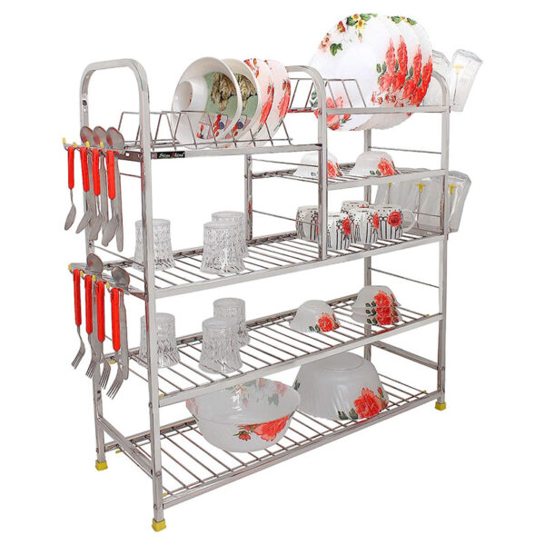 SLIMSHINE Stainless Steel Kitchen Dish Rack 30x30