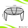 SLIMSHINE Round Iron Planter Black Stand For Indoor Or Outdoor